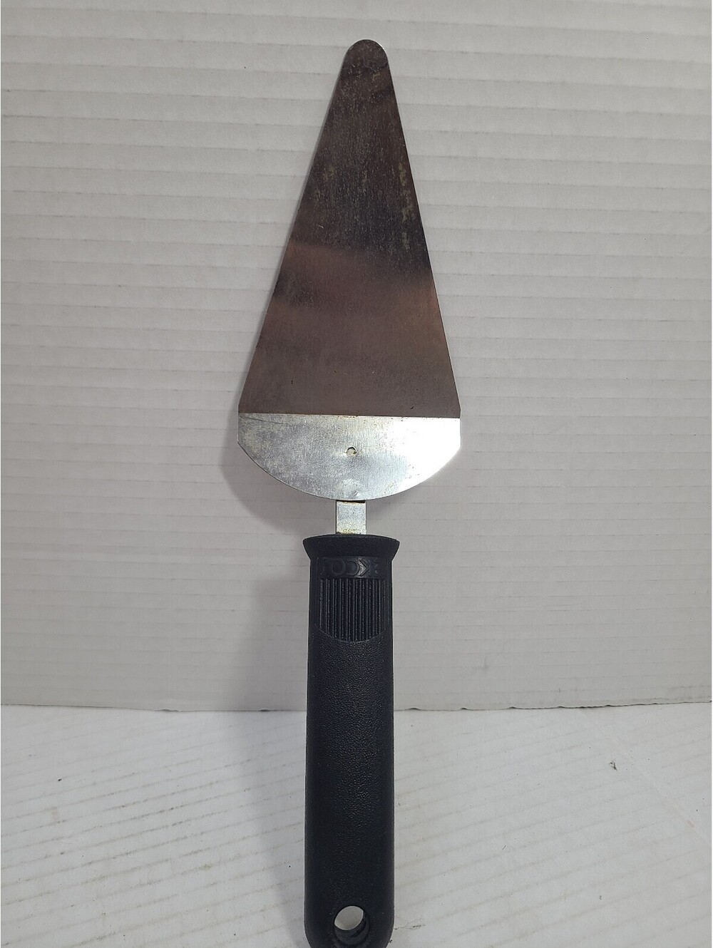 Ekco Vintage Stainless Steel Pie Cake Server Black Handle